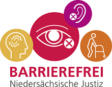 alt="Logo: Barrierefrei - Niedersächsische Justiz (zu den Informationen der Barrierefreiheit)"
